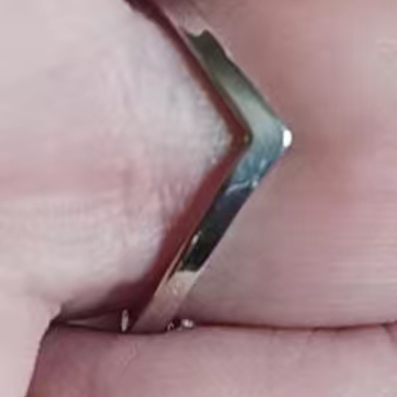 Simulated Diamond Angel Wings Open Decor Cuff Adjustable Bling Glamorous Ring - Picture 7 of 7